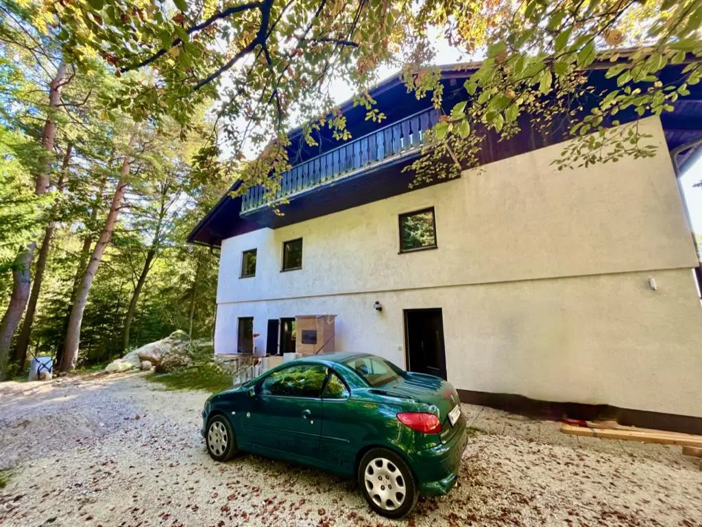 House exterior in autumn